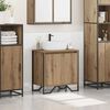 vidaXL Bathroom Sink Cabinet with Storage Artisan Oak 60 x 35 x 60 cm