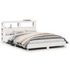 vidaXL Bed Frame without Mattress White 160x200 cm Solid Wood Pine