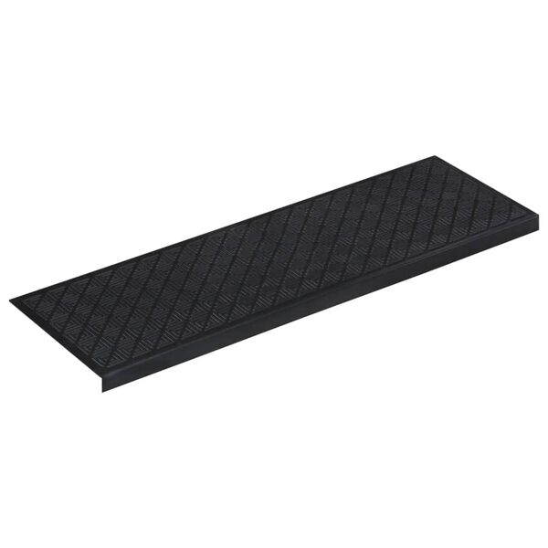 vidaXL Stair Treads 10 pcs 25x75 cm Rubber