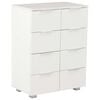 vidaXL Sideboard High Gloss White 60x35x80 cm Engineered Wood