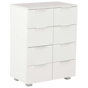 vidaXL Sideboard High Gloss White 60x35x80 cm Engineered Wood