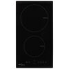 vidaXL Induction Hob with 2 Burners Touch Control Glass 3500 W