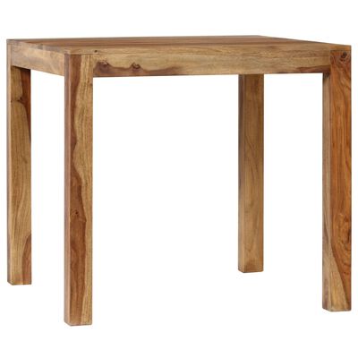 vidaXL Dining Table Solid Sheesham Wood 82x80x76 cm