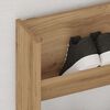 vidaXL Wall Shoe Cabinet Artisan Oak 80x18x90 cm Engineered Wood