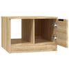 vidaXL Coffee Table Sonoma Oak 50x50x36 cm Engineered Wood