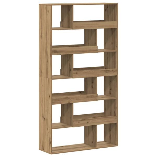 vidaXL Bookcase Artisian Oak 100x33x187.5 cm Engineered Wood