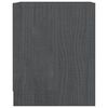vidaXL Bedside Cabinets 2 pcs Grey 35.5x33.5x41.5 cm Solid Pinewood