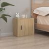 vidaXL Wall-mounted Bedside Cabinets 2 pcs Sonoma Oak 50x30x47 cm