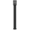 vidaXL Outdoor Floor Lamp Black 110cm Stainless Steel