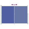 vidaXL Patio Retractable Side Awning 200x300 cm Blue