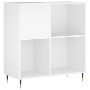 vidaXL Record Cabinet White 84,5x38x89 cm Engineered Wood