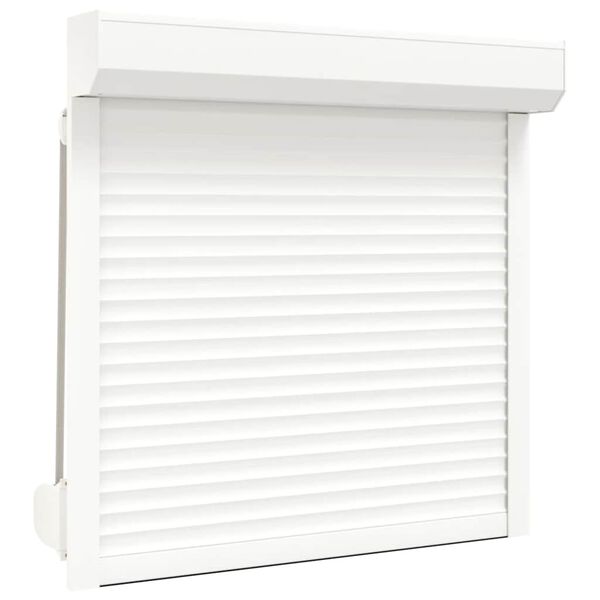 vidaXL Roller Shutter Aluminium 100x100 cm White
