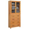 vidaXL Storage Furniture Set with Drawer Brown Engineered wood