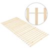 vidaXL Roll-up Bed Base with 23 Slats 70x200 cm Solid Pinewood