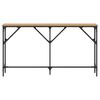 vidaXL Console Table Artisan oak 140 x 23 x 75 cm