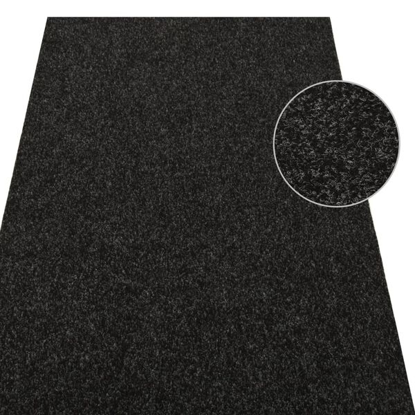 vidaXL Artificial Grass with Studs 10x1 m Anthracite