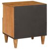 vidaXL Bedside Cabinet with Drawer 2 pcs Light Brown 40 x 33 x 46 cm