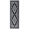 vidaXL Runner Rug BCF Black 80x250 cm