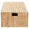vidaXL Storage Box Natural 60 x 38 x 20 cm Water hyacinth