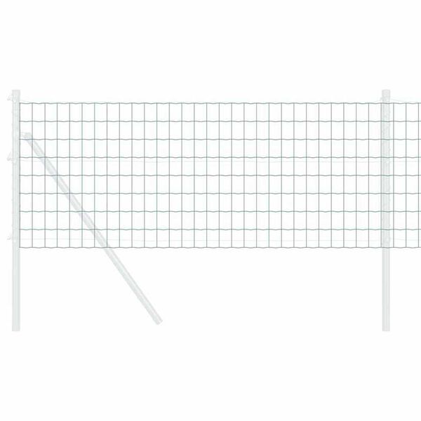 vidaXL Euro Fence Green 0.4 x 10 m PVC-coated iron