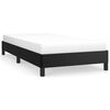 vidaXL Bed Frame without Mattress Black 90x190 cm Single Single Faux Leather