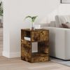 vidaXL End Table Smoked Oak 30.5 x 30 x 45 cm Engineered Wood