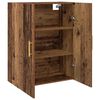 vidaXL Wall-Mounted Cabinet 2 pcs Old Wood 69.5 x 34 x 90 cm