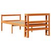 vidaXL Bed Frame with Headboard without Mattress Wax Brown 75x190 cm Small Single