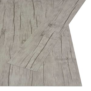 vidaXL Self-adhesive Flooring Plank 32 pcs Washed Oak 4.46 m&sup2; PVC