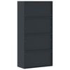 vidaXL File Cabinet Anthracite 90x40x180 cm Steel