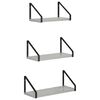 vidaXL Wall Shelves 3 pcs Concrete Grey 40 x 16 x 15.5 cm