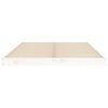 vidaXL Bed Frame without Mattress White 120x190 cm Small Double Solid Wood Pine