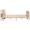 vidaXL Bed Frame with Headboard without Mattress 140x200 cm