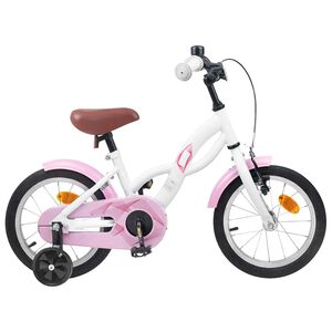 vidaXL Kids Bike 12 Inches for 2-4 Years Old White