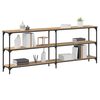 vidaXL Console Table Artisan oak 200 x 29 x 75 cm