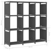 vidaXL 9-Cube Display Shelf Grey 103x30x107.5 cm Fabric