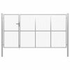 vidaXL Garden Gate Steel 350x200 cm Silver