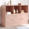 vidaXL Sideboard Pink 99x39x73 cm Steel
