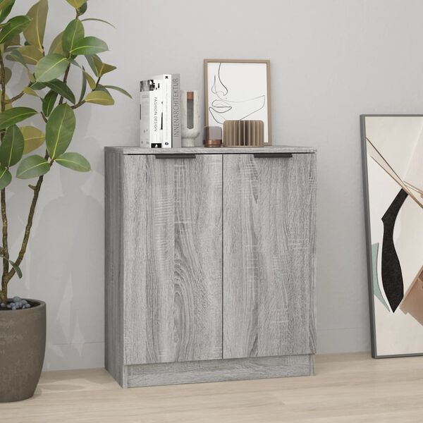 vidaXL Sideboard Grey Sonoma 60x30x70 cm Engineered Wood