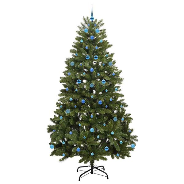 vidaXL Artificial Christmas Tree Green 240 cm PVC and Metal