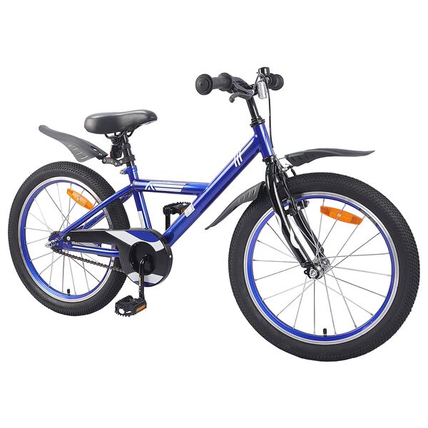 vidaXL Kids Bike 18'' for 5-7 Years Old Dark Blue