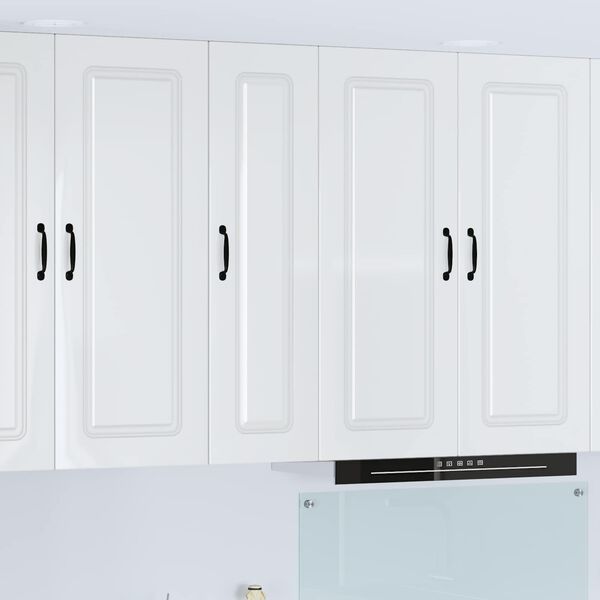 vidaXL Kitchen Cabinet Kalmar High Gloss White 30 x 31 x 100 cm