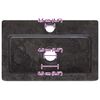 vidaXL Sink Black 38x24x6.5 cm Marble