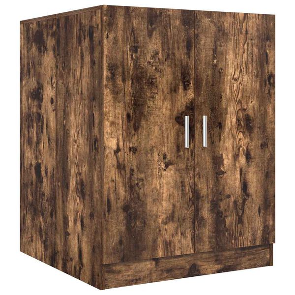 vidaXL Washing Machine Cabinet Smoked Oak 71x71.5x91.5cm