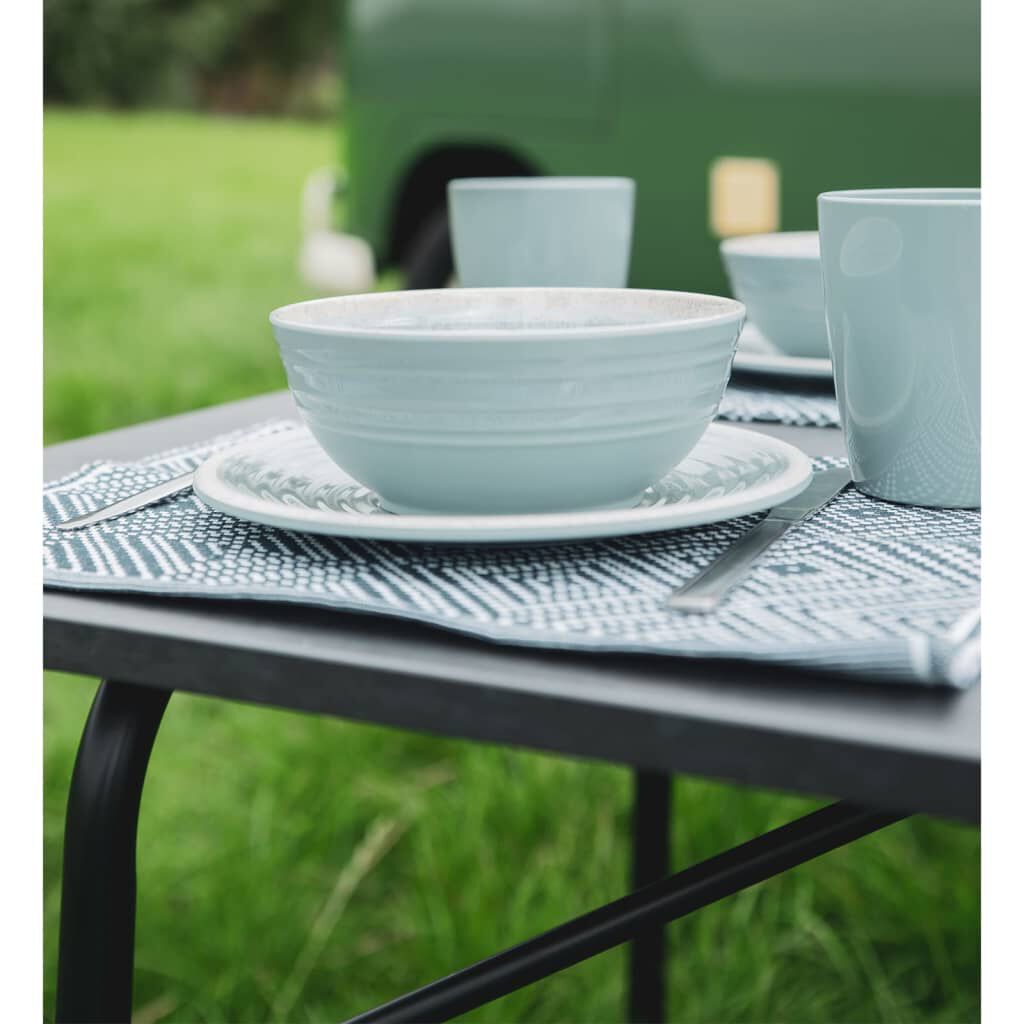 Travellife 12 Piece Luxury Dinnerware Set D nia Light Grey