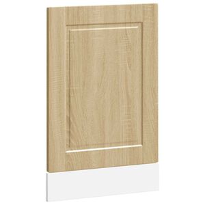 vidaXL Dishwasher Panel Porto Sonoma Oak 45x1,5x57 cm Engineered Wood