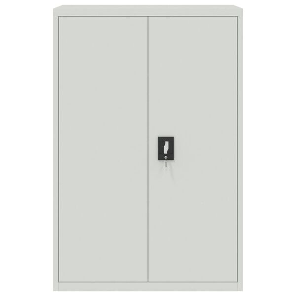 vidaXL Office Cabinet 90x40x140cm Steel Grey