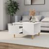 vidaXL Coffee Table White 55x55x36.5 cm Engineered Wood