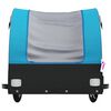 vidaXL Bike Trailer Black and Blue 45 kg Iron