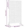 vidaXL Privacy Screen Grey 100 x 50 x 180 cm Steel